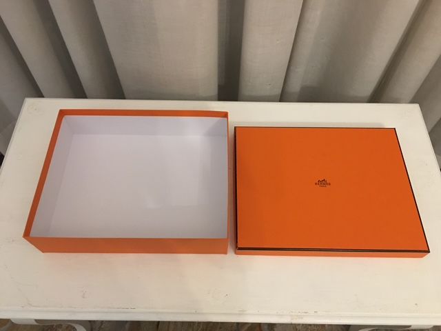 Scatola Hermes Arancione Originale