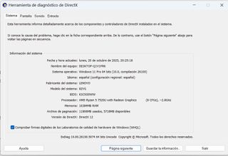 Portátil Lenovo Ryzen 5