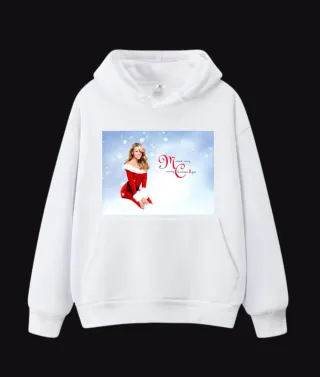 Sudadera Blanca con Imagen Mariah Carey