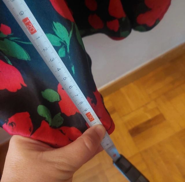 Vestido fiesta estampado flores Talla 42