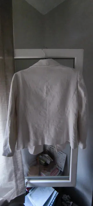 Chaqueta americana Zara beige