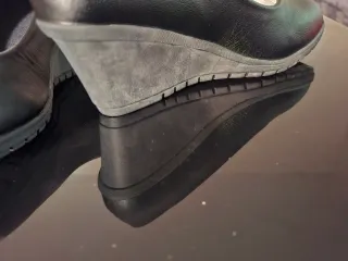 Zapatos de cuña negros Talla 36