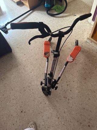 Patinete 3 ruedas naranja