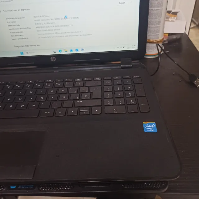 Portátil HP 250 G2 Intel Celeron 8GB RAM