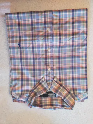 Camisa Polo Ralph Lauren cuadros talla grande 3XB