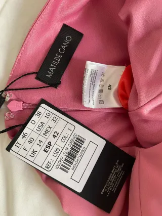 Vestido Matilde Cano Talla 42 Nuevo