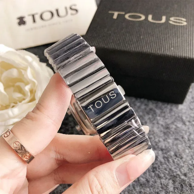 Reloj Tous Oso Rosa Dorado