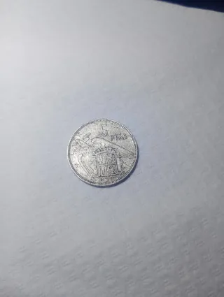Monedas de 5 pesetas  Año 57