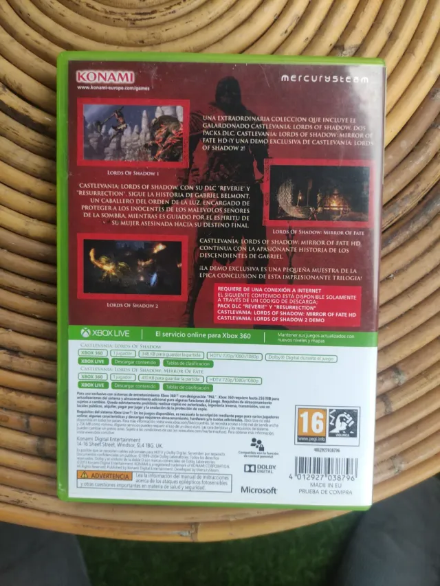 Castlevania Lords of Shadow Collection Xbox 360