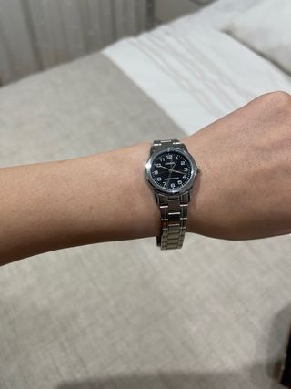 Reloj Casio Plata y Negro