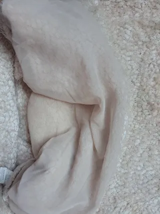 Jersey polar rosa/beige talla M