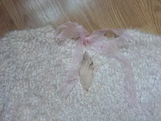 Jersey polar rosa/beige talla M