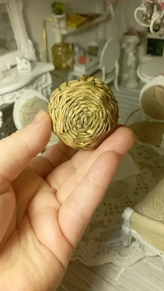 Cesta miniatura Dollhouse 1:12