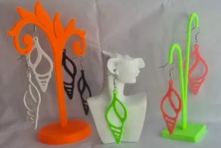 Pendientes de diseño conchas