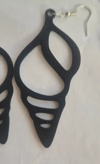 Pendientes de diseño conchas