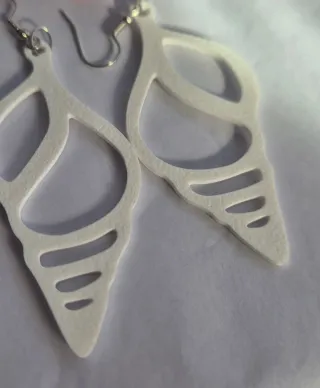 Pendientes de diseño conchas