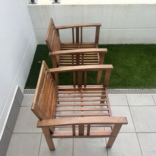 Sillas Madera Terraza (Pack 2)