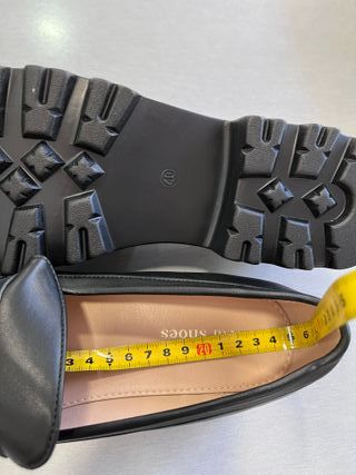 Mocasines negros nuevos T38-41