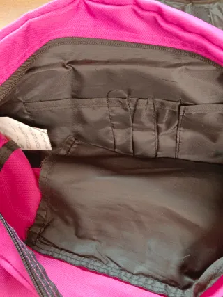 Borsa a tracolla AST fucsia e nera