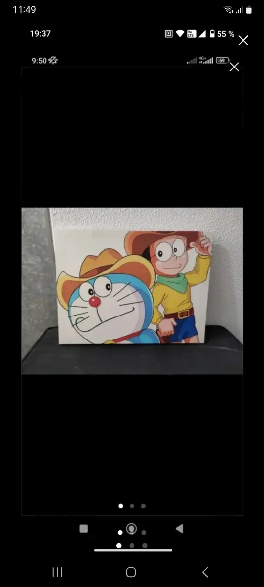 Cuadro Doraemon y Nobita