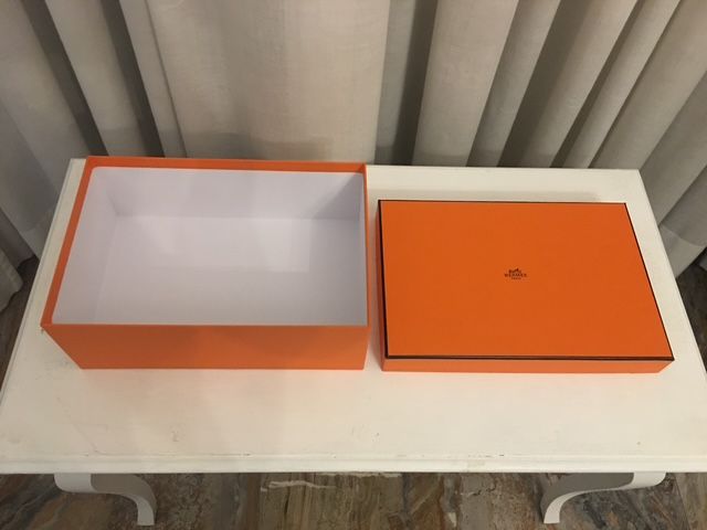 Scatola Hermes originale arancione