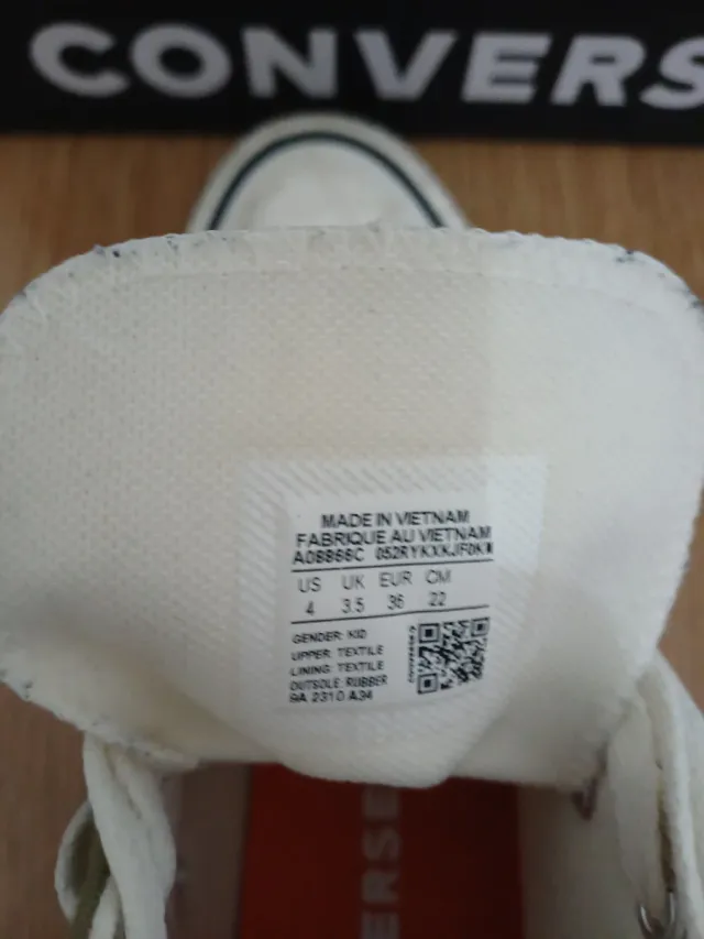 Zapatillas Converse caña alta verde