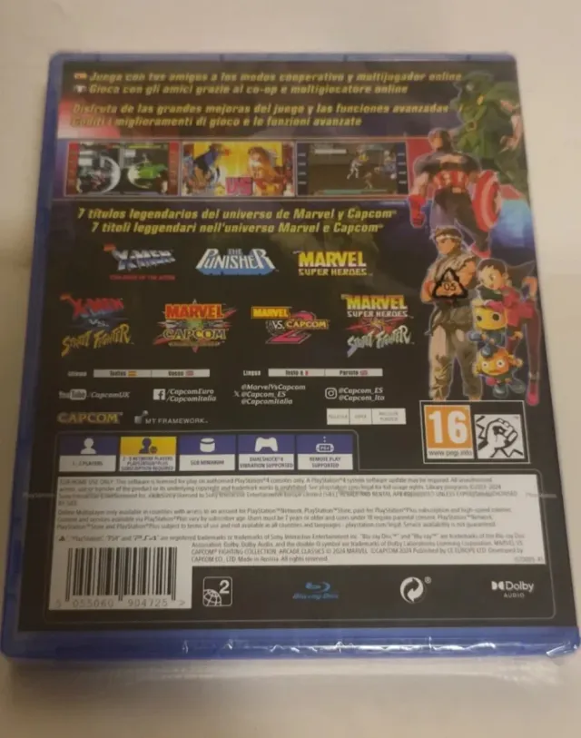 Collezione di combattimenti Marvel vs Capcom per PS4
