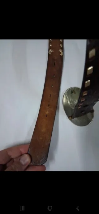 Cintura anni 80 Charro  vero cuoio originale
