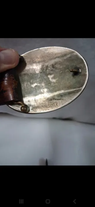 Cintura anni 80 Charro  vero cuoio originale