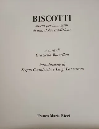 Libro Cofanetto Biscotti Franco Maria Ricci