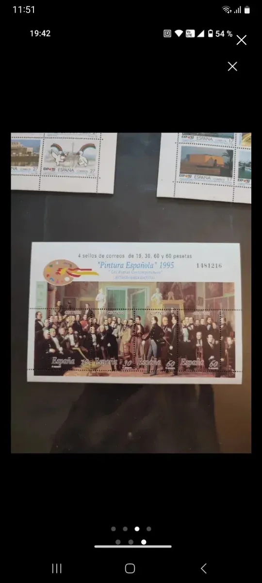 Sellos EXPO 92 Sevilla sin cuñar