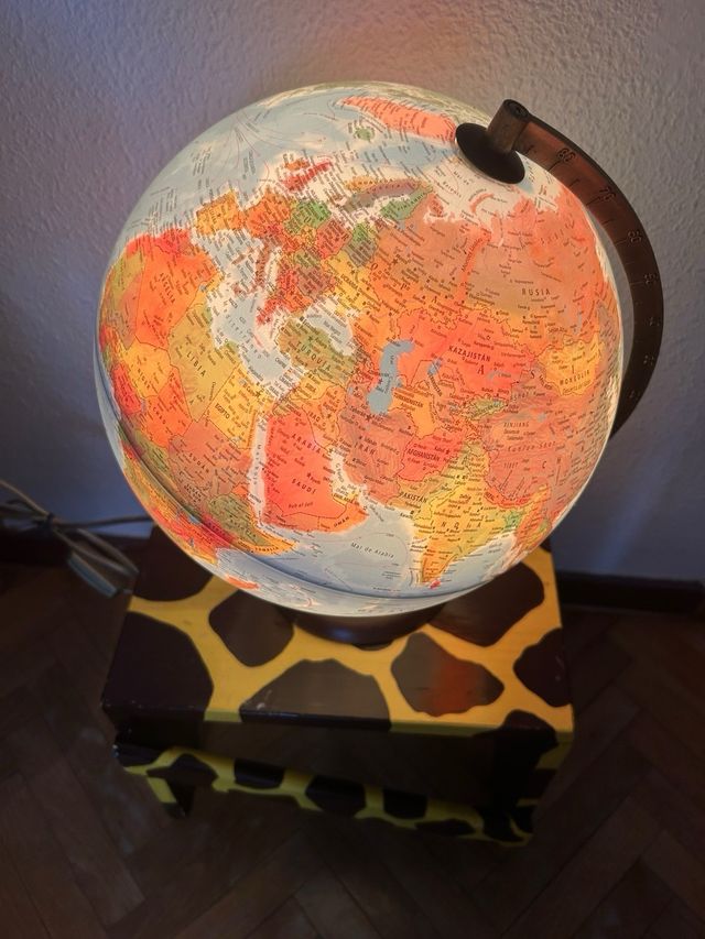 Lámpara Globo Terráqueo Decorativo