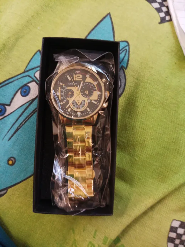 Juego de Reloj y Cadena para Hombre