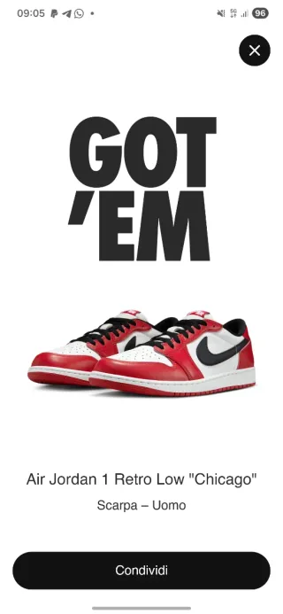 Nike Jordan 1 Low OG Chicago