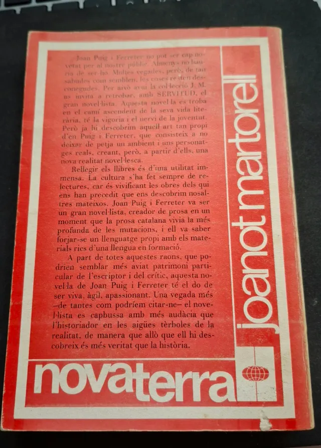 "SERVITUD" JOAN PUIG I FERRATER.