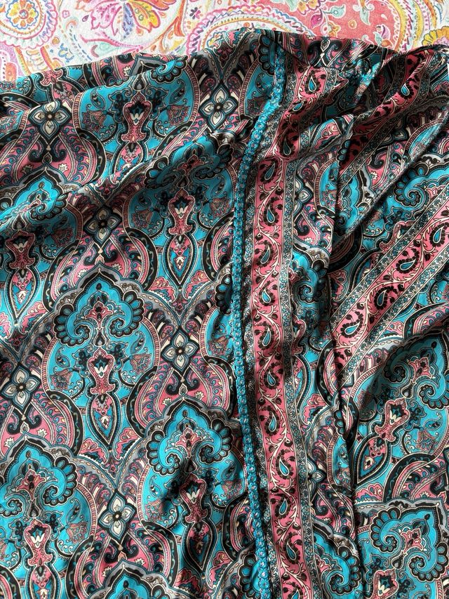 Kimono playero estampado talla única