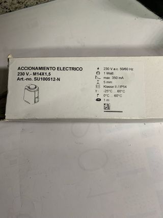 Cabezal suelo radiante Uponor y de Polyther