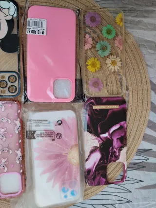 Lote 7 Fundas iPhone 12 Pro