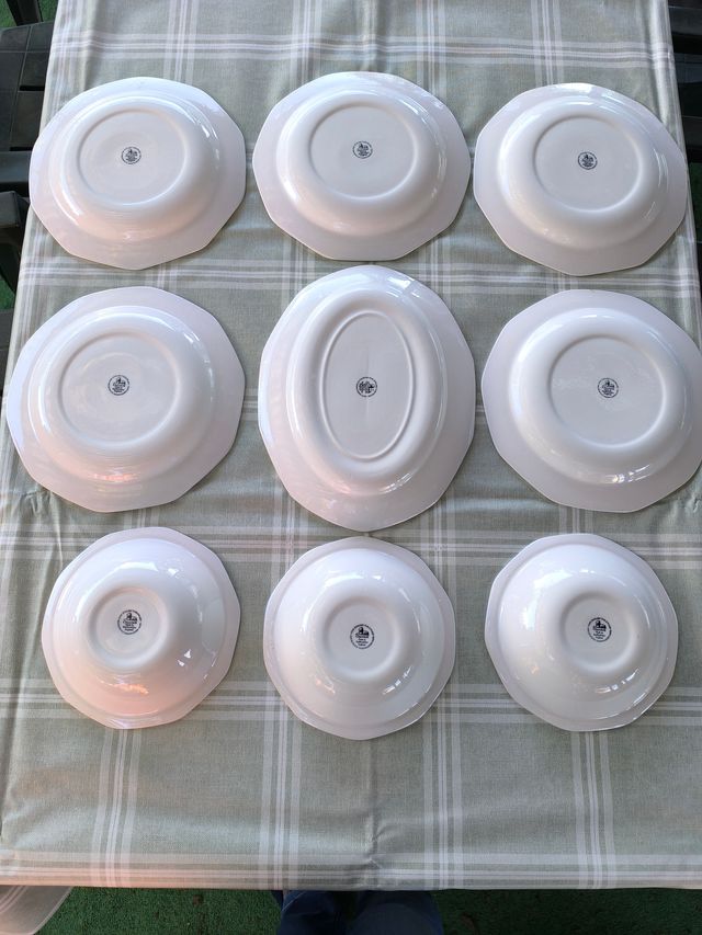 Vajilla Churchill 9 piezas Frutas