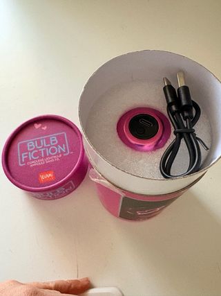 Lampadina Legami Cuore Rosa USB Ricaricabile