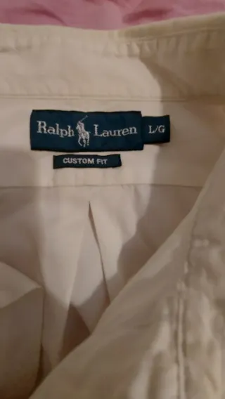 Camicia Ralph Lauren bianca manica lunga