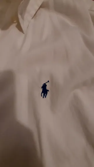 Camicia Ralph Lauren bianca manica lunga