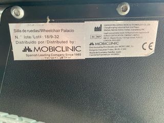silla ruedas Mobiclinic