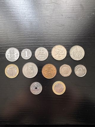 Colección de monedas del mundo