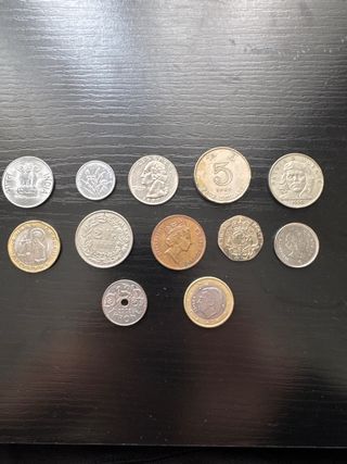 Colección de monedas del mundo