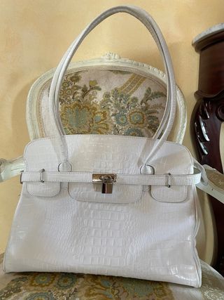Borsa Genuine  Leather Donna Bianca