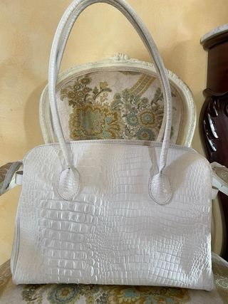 Borsa Genuine  Leather Donna Bianca