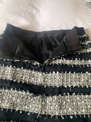 Falda tubo Alfredo Villalba Talla 42 Negra