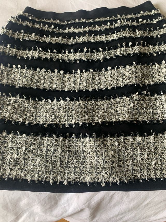 Falda tubo Alfredo Villalba Talla 42 Negra