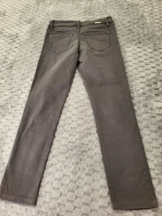 Massimo Dutti Skinny Fit Gris Talla 34